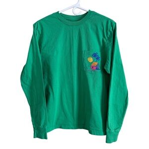 Chubbies Tropical Island Palm Tree Cotton Long Sleeve Shirt